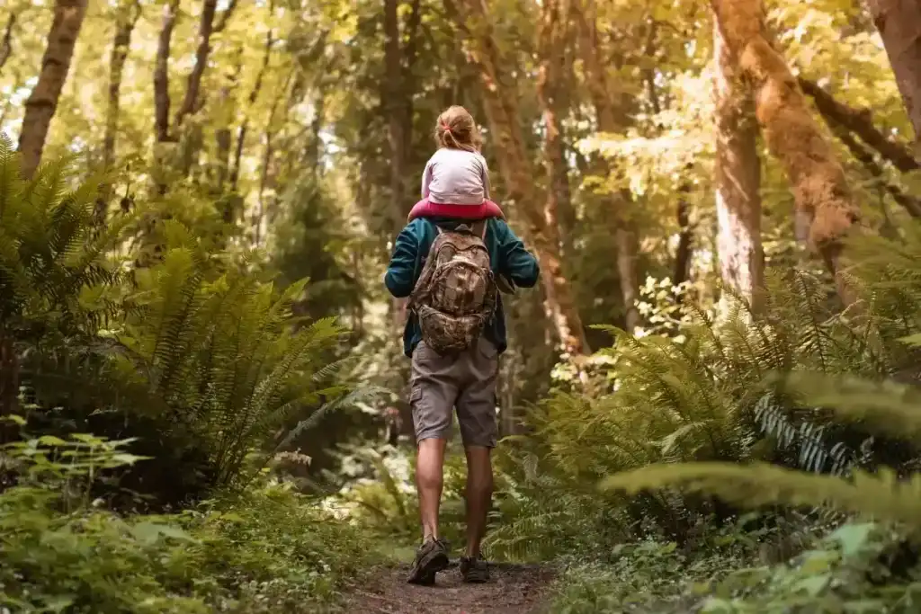 Wooded nature trail near Community Board 2